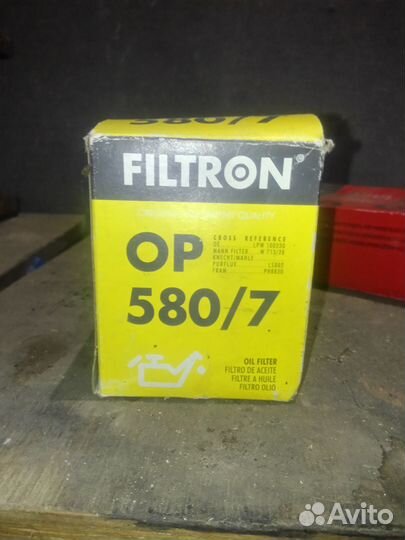 Фильтр воздушный Filtron AP 129/3+масляныйop 580/7