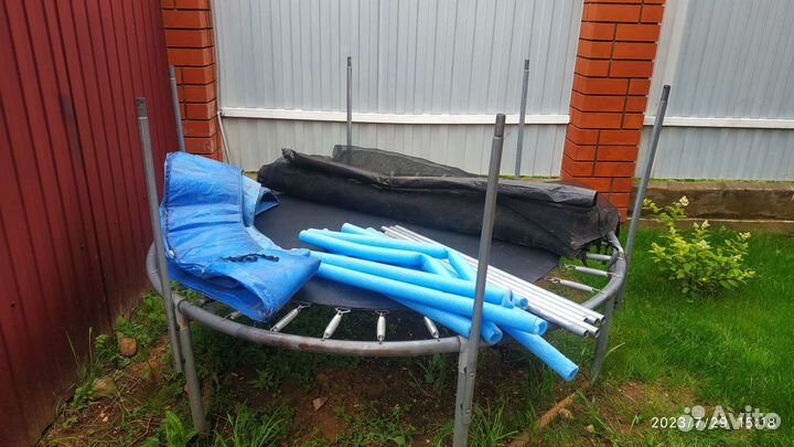 Батут с сеткой бу