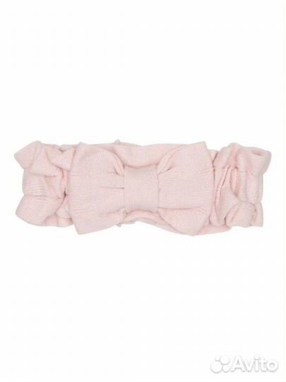 Вязаный конверт на выписку с бантом