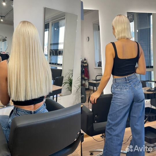 Наращивание натуральных волос