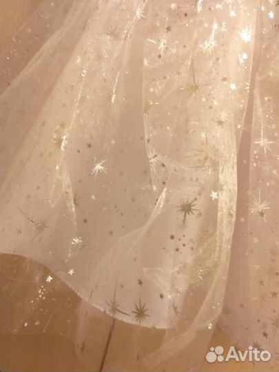 Платье снежинки 92р