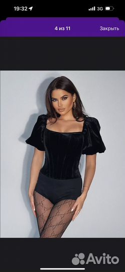 Корсет женский вечерний черный