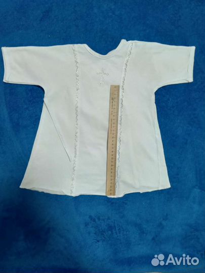 Крестильная рубашка р-р до 72см