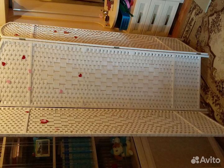 Ширма плетеная,деревяная