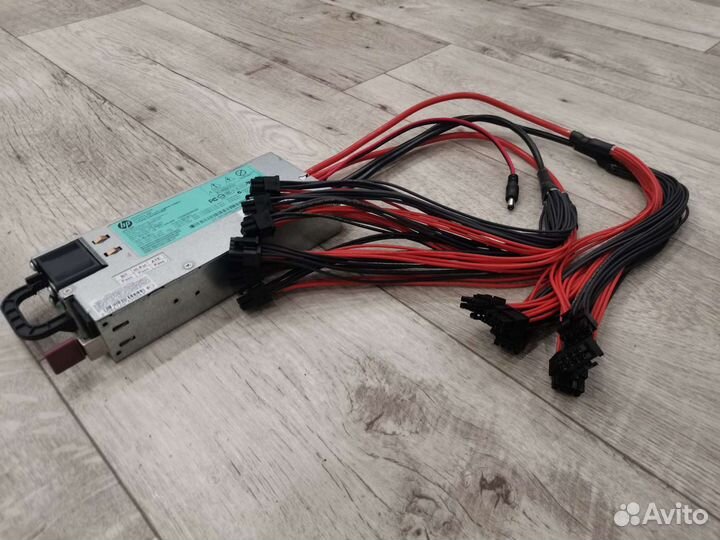 Серверный блок питания для майнинг ферм 1200вт