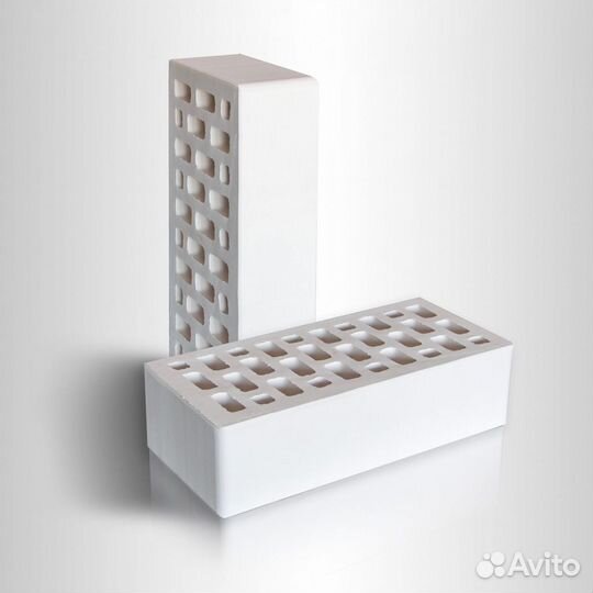 Облицовочный кирпич белый