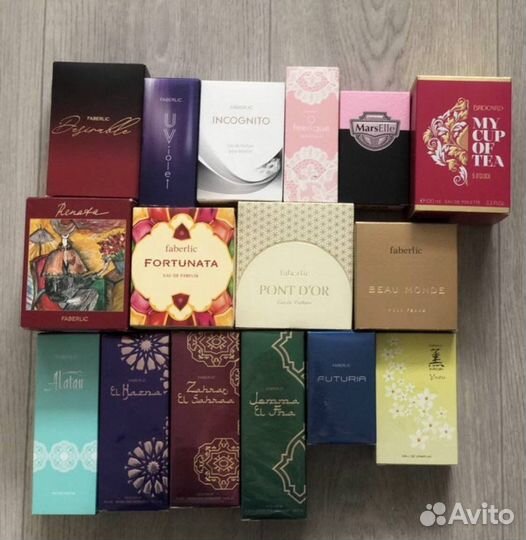 Туалетная вода Avon, Faberlic (Эйвон, Фаберлик)