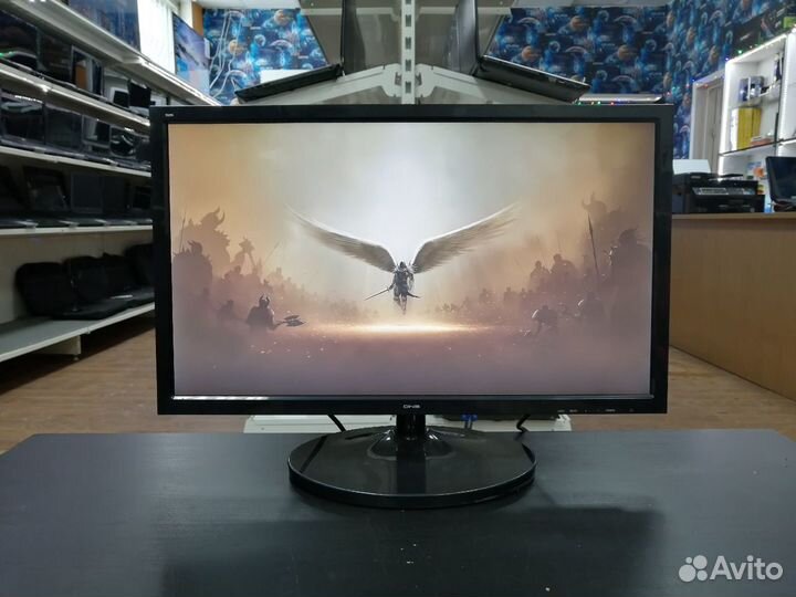 Большой игровой Монитор 22 (55) 60 гц VGA FHD