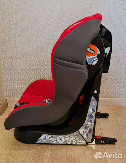 Автокресло chicco artsana 9-18 кг изофикс