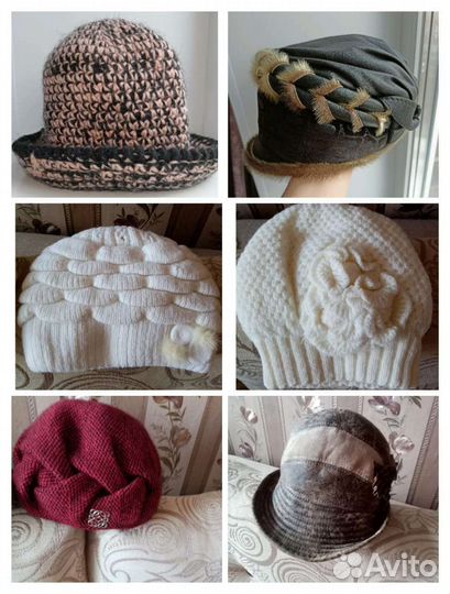 Шапка и шарф женский