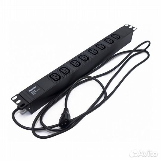 Hyperline SHE19-8IEC-2.5IEC Блок розеток для 19