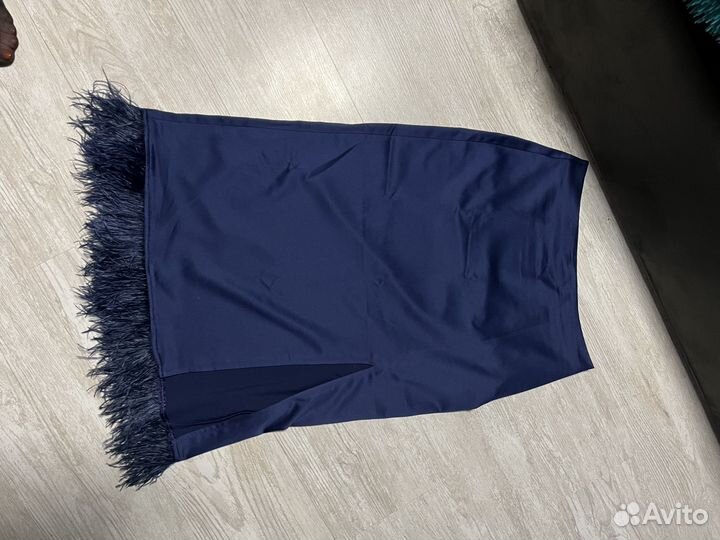 Юбка с перьями