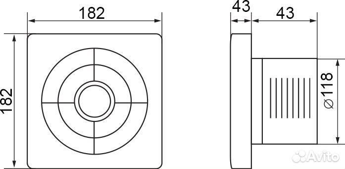 Вытяжной вентилятор Electrolux Slim eafs-120T с