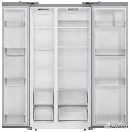 Холодильник Hyundai CS6503FV (черное стекло) Новый