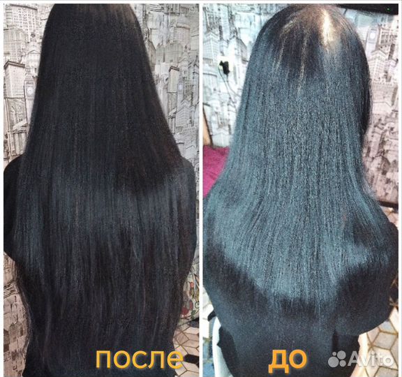 Наращивание натуральных и биопротеиновых волос