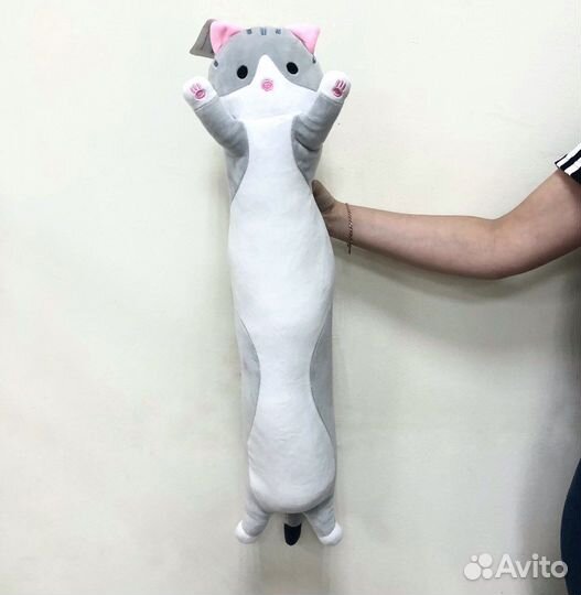 Мягкая игрушка Кот батон 65 см