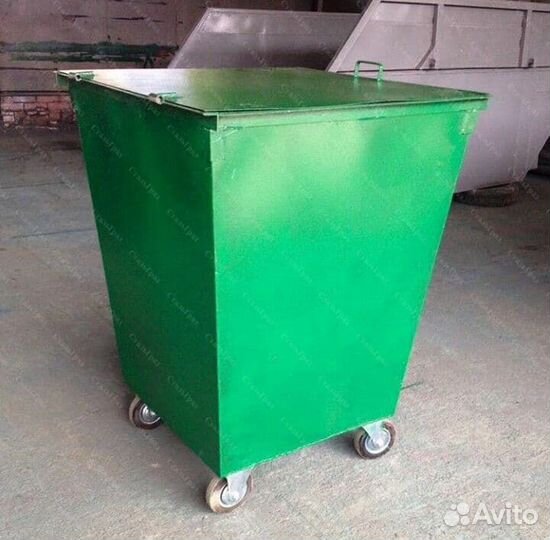 Мусорный контейнер 8м3, 1.1м3, 0.75 м3 H11440