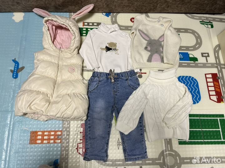 Детские вещи для девочки 80