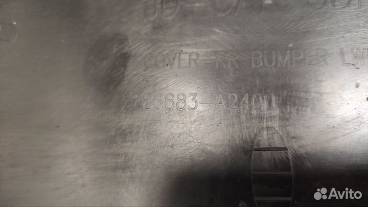 Нижний диффузор Kia Ceed GT 2012-2018