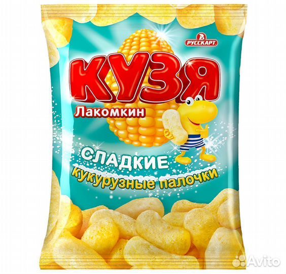 Опт - Кукурузные палочки Кузя Лакомкин 100г