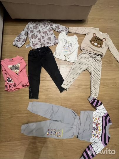 Вещи пакетом для девочки 98 104