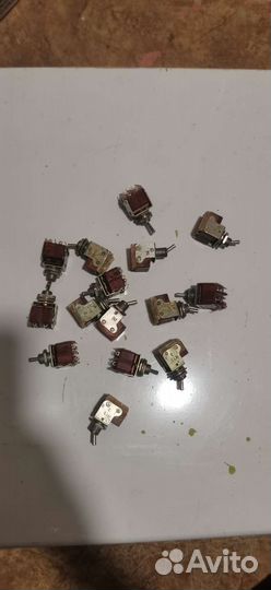 Радиодетали ссср,тумблеры тв-1-2,кнопки и др