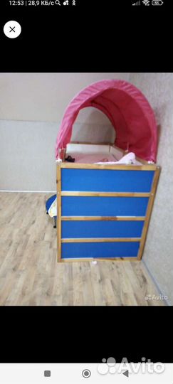 Детская кровать IKEA с матрасом