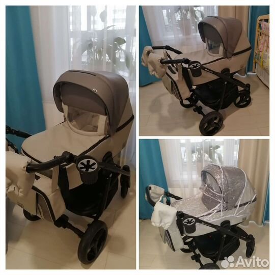 Коляска 2 в 1 adamex reggio