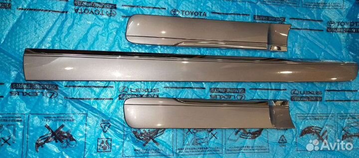 Молдинги Лексус Gx 460 светло-серые оригинал