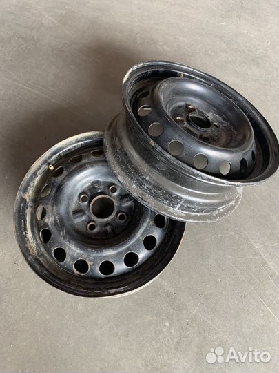 Диски штампованые R14, 4x100, 2 шт