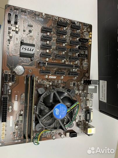 Материнская плата MSI B360-F PRO+ Процессор+Память