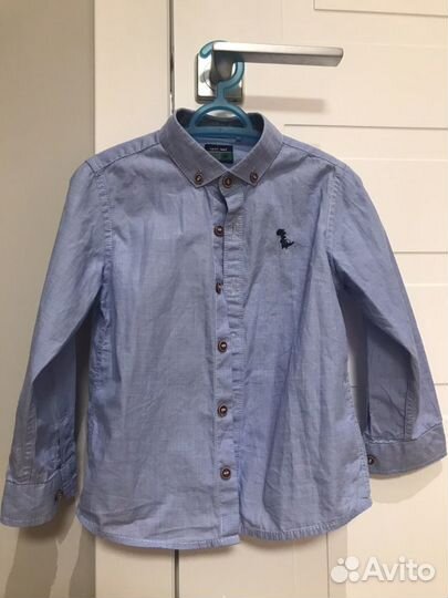 Рубашка Next голубая