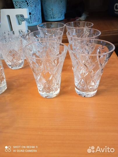 Хрустальные фужеры бокалы СССР