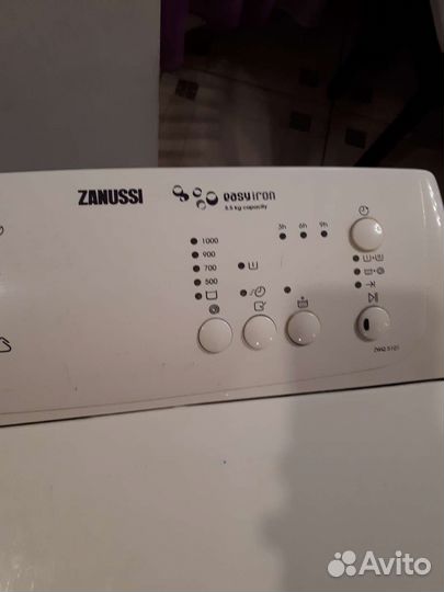 Стиральная машина с вертикальной загрузкой Zanussi