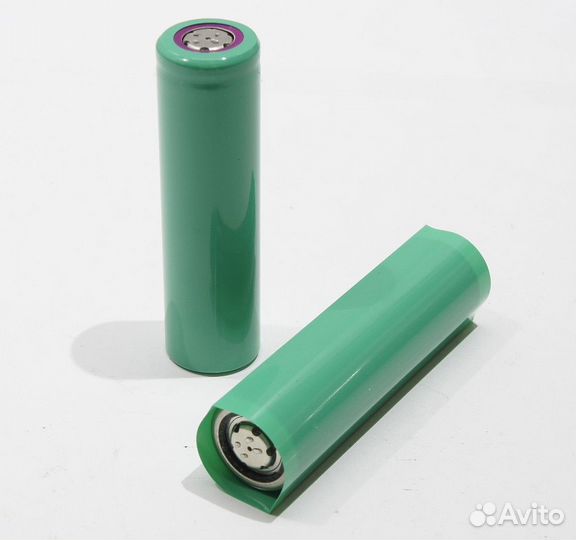 Термоусадка для АКБ 18650 500 шт. Цвет зеленый