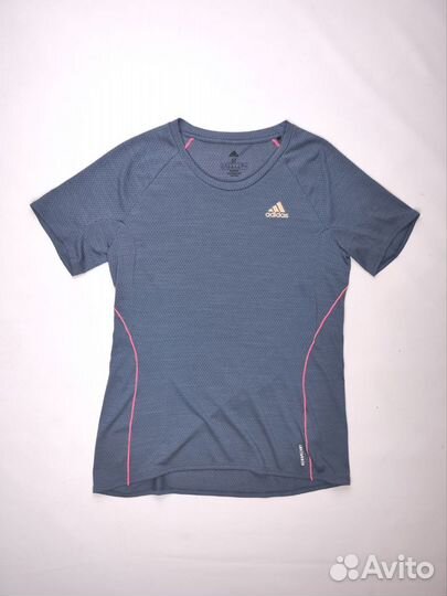 Футболка Adidas runner t-shirt damen. Оригинал