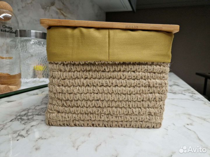 Хлебница из джута