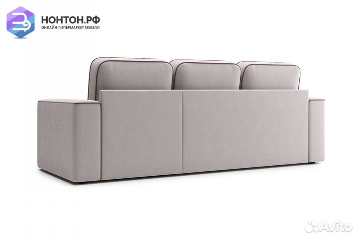 Диван угловой дельфин Берген бежевый