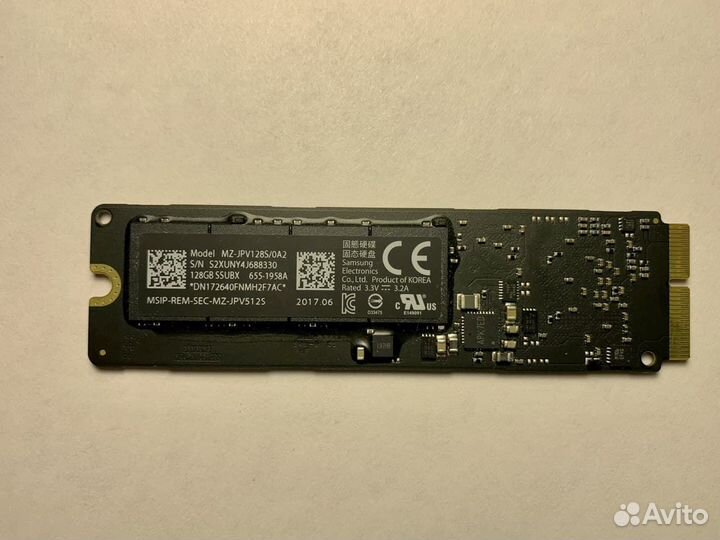 SSD накопитель Apple MacBook Pro/Air 128GB