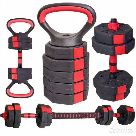Набор гантелей 2х7,5кг/гиря/миништанга 15 кг