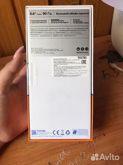 TECNO Spark Go 2024, 4/128 ГБ