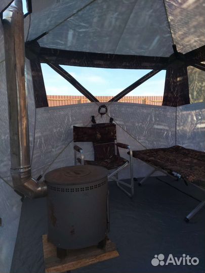 Палатка куб 4 Зима Лето 4х местная 215*215