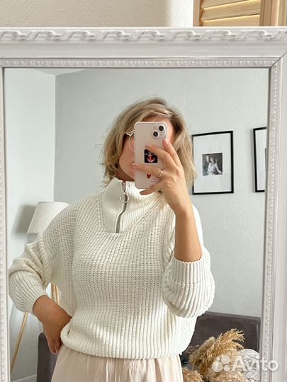 Свитер на молнии