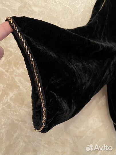 Бархатная накидка женская 48/50