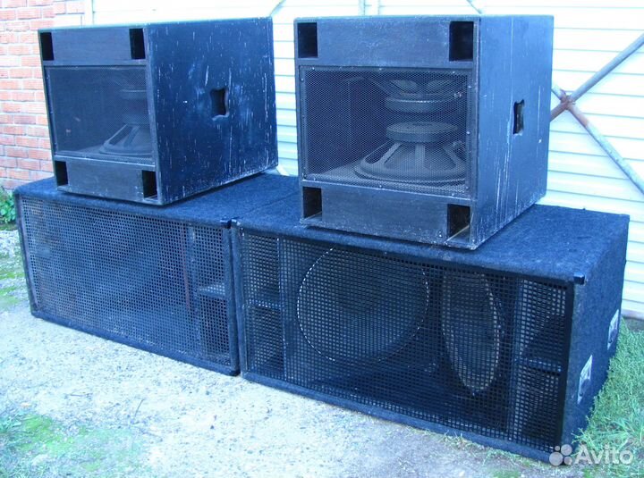 Сабвуферы MAG+PBF 14400W 4ш Pro SUB-218 Нч Колонки