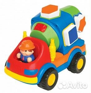 «Бетономешалка-сортер» Kiddieland, развивающая