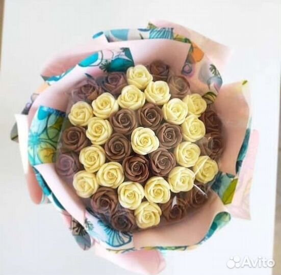 Букет из шоколадных роз