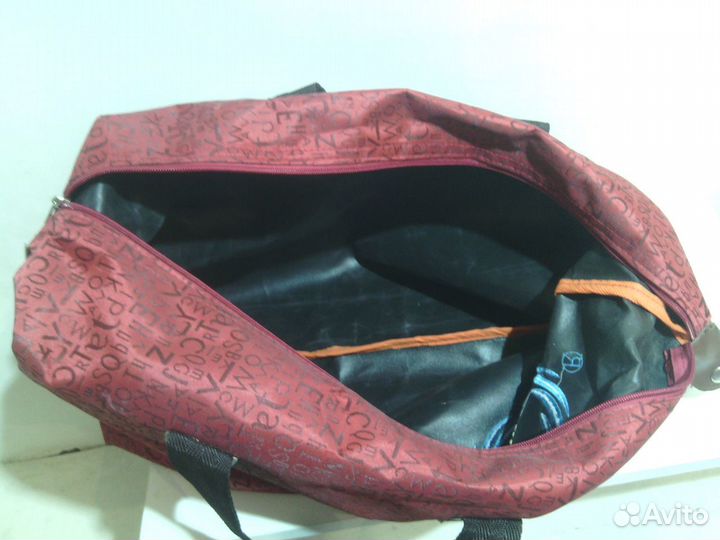 Сумка спортивная прорезиненная