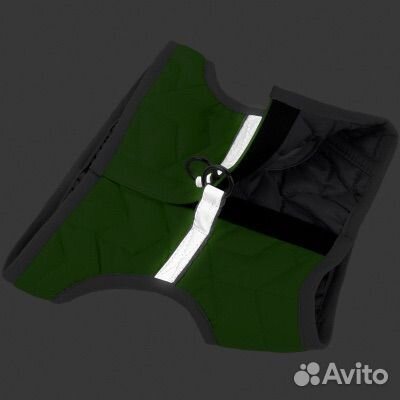 Шлейка мягкая для собак салатовая AV one р. XS 4