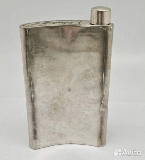 Серебряная фляжка 875 проба